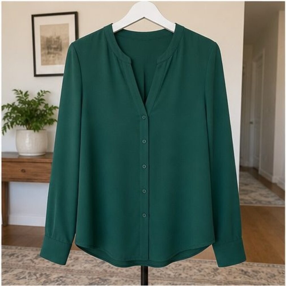 Emerald Puff Sleeve Top